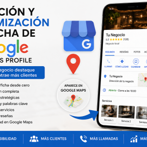 Creación y Optimización de Ficha de Google (Google Business Profile)
