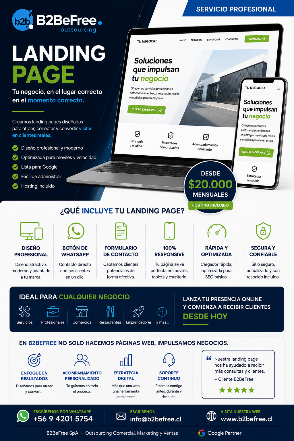 Landing Page Corporativa
